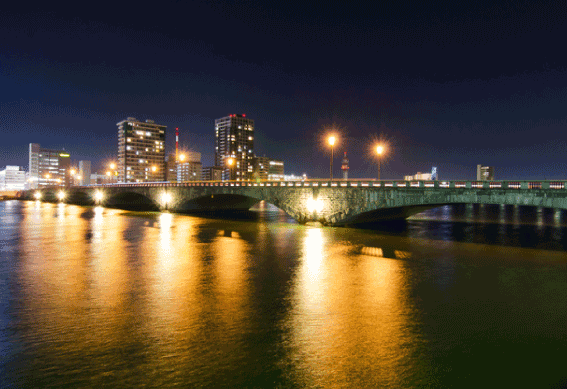 photograph of Bandai Bridge
